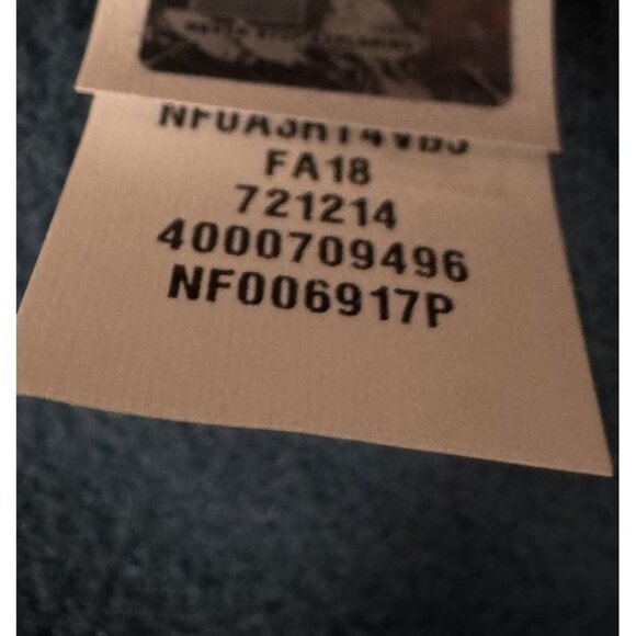 The North Face Mens Fleece Jacket L Large 300 Tundra Teal Geo Print Full Zip - Picture 10 of 10